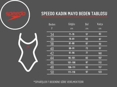 SPEEDO ECO ENDURANCE PLUS KADIN YÜZÜCÜ MAYOSU 8-1284115181